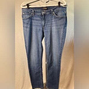 Levi's Too Superlow Women's Straight Leg Blue Jeans